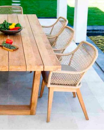 Outdoor tables and chair manufacturer Indonesia