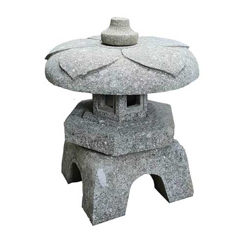 Proveedor y exportador de Faroles o linternas japonesas talladas en piedra verde.
