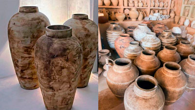 Fabricante y exportador de vasijas decorativas de terracota.